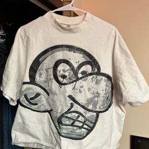 White Graphic Men's Shirt